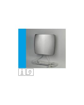 Wentylator domowy Eol F10INOX przewód z wtyczką, fi 100 mm, front stalowy