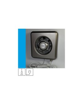 Wentylator domowy Classic 100GF przewód z wtyczką, fi 100 mm, kolor złoty