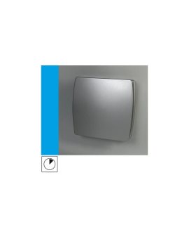 Wentylator domowy Eol F10TSF wyłącznik czasowy, fi 100 mm, kolor srebrny