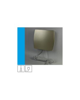 Wentylator domowy Eol F10GF przewód z wtyczką, fi 100 mm, kolor złoty