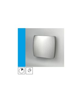 Wentylator domowy Eol F10HTINOX czujnik wilgotności z opóźnieniem czasowym, fi 100 mm, front stalowy