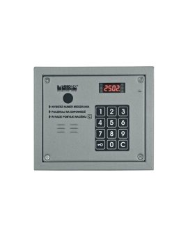 Laskomex CP-2503R srebrny Panel audio z czytnikiem kluczy RFID
