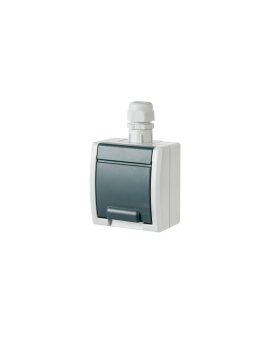AQUANT Gniazdo hermetyczne pojedyncze natynkowe z/u IP65 1241-65