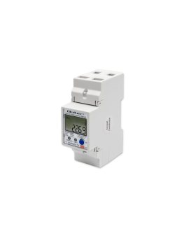 Qoltec Jednofazowy elektroniczny licznik miernik zużycia energii na szynę DIN Wi-fi TUYA 230V LCD