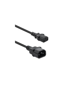 Qoltec Kabel zasilający do UPS IEC C13/C14 3x1.0mm² 1.5m