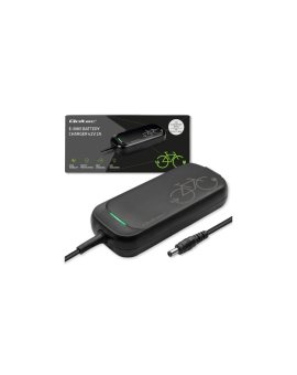 Qoltec Szybka Ładowarka do roweru skutera elektrycznego 36V 42V 2A 5.5*2.1 wodoodporna +kabel zasilający