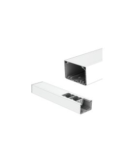Kanał parapetowy dwuścienny PK 90x55 HF HD bezhalogenowy KOPOS do instalacji modułów 45x45mm Mediabox