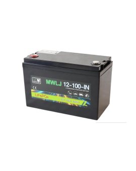 MWLJ 12-100-INH: akumulator LiFePO4 12.8V/100Ah INH / LiFePO4 battery 12.8V/100Ah INH - (330x172x...