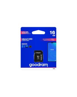 Karta pamięci GOODRAM microSD (microSDHC) 16GB class 10 UHS-I + adapter SD