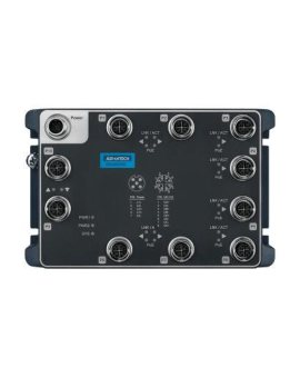 EKI-9510G-PW-B EN50155 M12 10GE PoE Switch niezarządzalne oprogramowanie 24...110 V DC