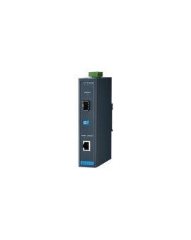 EKI-2741FI-BE Gigabitowy media konwerter 1TX RJ45+1 SFP slot o szerokim zakresie temperatur