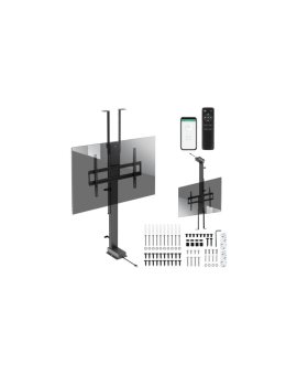 Uchwyt elektryczny sufitowo-podłogowy, wysuwany Maclean, 43-88, VESA 600x400, max 60kg, 100-240V AC,50/60Hz MC-125