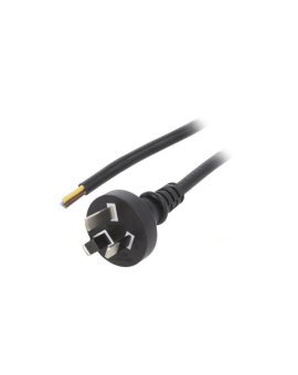 S27-3/10/3BK Kabel: 3x1mm2, AS/NZS 3112 (I) wtyk, 3m, 10A