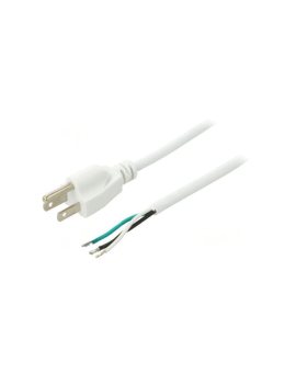 S21-3/18/2WH Kabel: 3x18AWG, NEMA 5-15 (B) wtyk, 2m, 10A