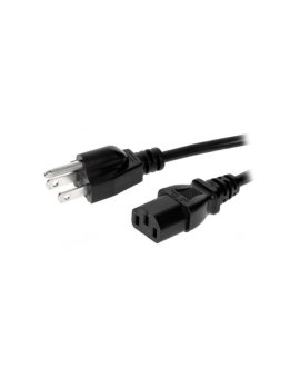 SN22-3/18/1.5BK Kabel: 3x18AWG, IEC C13 żeński, NEMA 5-15 (B) wtyk, 1, 5m