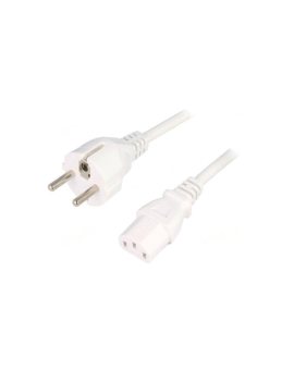 SN310-3/10/5WH Kabel: 3x1mm2, CEE 7/7 (E/F) wtyk,IEC C13 żeński, 5m