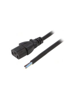 SN31-3/10/3BK Kabel: 3x1mm2, IEC C13 żeński, 3m, 10A, 250V