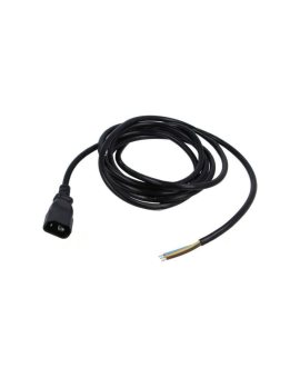 SN13-3/10/3BK Kabel: 3x1mm2, IEC C14 męski, 3m, 10A, 250V