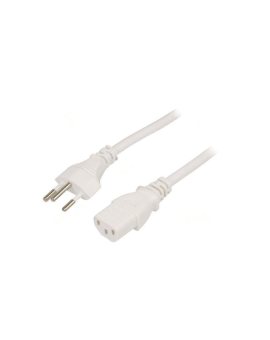 SN30-3/10/5.0WH Kabel: 3x1mm2, IEC C13 żeński,SEV-1011 (J) wtyk, 5m