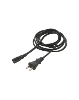SN47-2/07/1.8BK Kabel: 2x0, 75mm2, IEC C7 żeński, JIS 8303 wtyk, 1, 8m