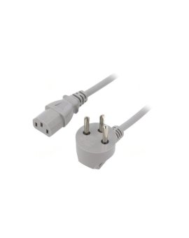 SN32-3/10/1.8GY Kabel: 3x1mm2, IEC C13 żeński,IS1-16P (H) wtyk kątowy, 1,8m