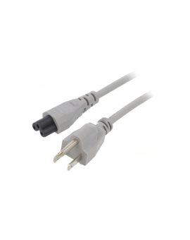SN35-3/18/1GY Kabel: 3x18AWG, IEC C5 żeński,NEMA 5-15 (B) wtyk, 1m