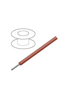 1805-RD005 Przewód HookUp Wire d: 30AWG drut Cu ETFE czerwony 30, 5m