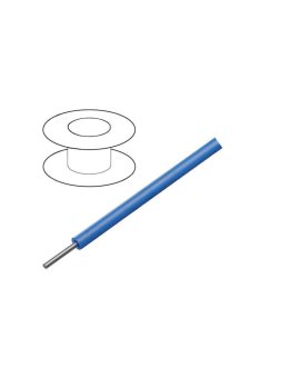 1561/24-BL005 Przewód HookUp Wire d: 24AWG drut Cu PVC niebieski 1000V 30,5m