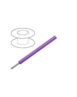 1563-VI005 Przewód HookUp Wire d: 20AWG drut Cu PVC fioletowy 1000V 30,5m