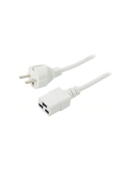 SN25-3/10/2WH Kabel: 3x1mm2, CEE 7/7 (E/F) wtyk, IEC C19 żeński, 2m