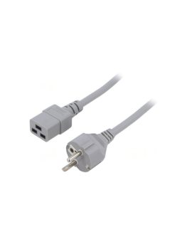 SN25-3/15/3GY Kabel: 3x1, 5mm2, CEE 7/7 (E/F) wtyk, IEC C19 żeński, 3m, 16A