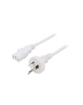 SN27-3/10/3WH Kabel: 3x1mm2, AS/NZS 3112 (I) wtyk, IEC C13 żeński, 3m, 10A