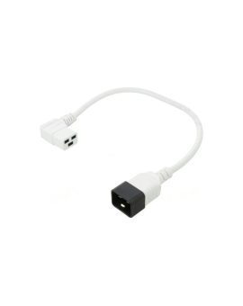 WN116-3/15/0.5WH Kabel: 3x1, 5mm2, IEC C19 żeński kątowy, IEC C20 męski, 0, 5m