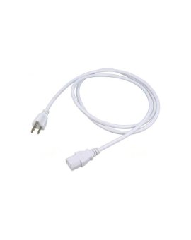 SN48-3/07/1.8WH Kabel: 3x0,75mm2, IEC C13 żeński,NEMA 5-15 (B) wtyk, 1,8m
