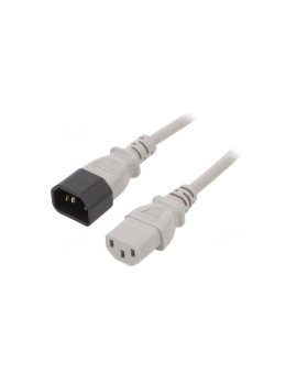 WN111-3/07/0.5G Kabel: 3x0, 75mm2, IEC C13 żeński, IEC C14 męski, 0, 5m