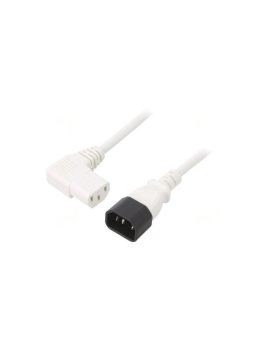 WN114-3/10/3WH Kabel: 3x1mm2, IEC C13 żeński kątowy prawy,IEC C14 męski