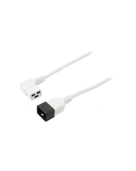 WN116-3/15/1WH Kabel: 3x1,5mm2, IEC C19 żeński kątowy,IEC C20 męski, 1m