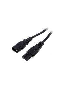 SN46-2/07/3BK Kabel: 2x0, 75mm2, IEC C7 żeński, IEC C8 męski, 3m