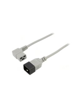WN116-3/15/3GY Kabel: 3x1, 5mm2, IEC C19 żeński kątowy, IEC C20 męski, 3m