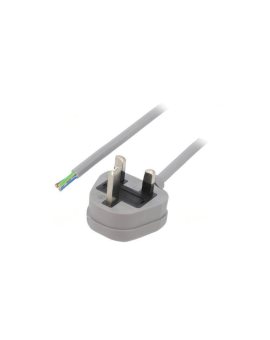 S23-3/10/3GY Kabel: 3x1mm2, BS 1363 (G) wtyk, 3m, 13A, 250V