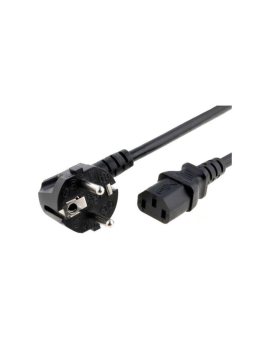 SN311-3/10/1.0BK Kabel: 3x1mm2, CEE 7/7 (E/F) wtyk kątowy, IEC C13 żeński, 1m