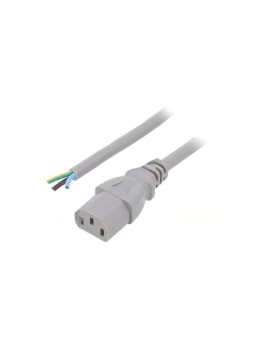 SN31-3/10/1GY Kabel: 3x1mm2, IEC C13 żeński, 1m, 10A, 250V
