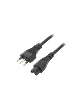 SN321-3/07/1.8BK Kabel: 3x0, 75mm2, CEI 23-50 (L) wtyk, IEC C5 żeński, 1, 8m