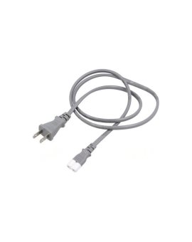 SN47-2/07/1GY Kabel: 2x0,75mm2, IEC C7 żeński,JIS 8303 wtyk, 1m, 7A