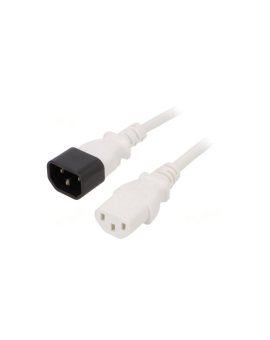 WN111-3/07/1.8W Kabel: 3x0, 75mm2, IEC C13 żeński, IEC C14 męski, 1, 8m