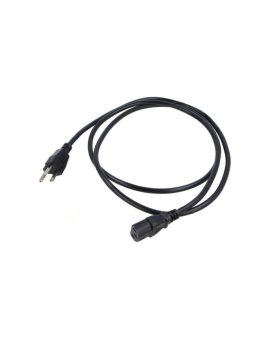 SN48-3/07/1.8BK Kabel: 3x0,75mm2, IEC C13 żeński,NEMA 5-15 (B) wtyk, 1,8m