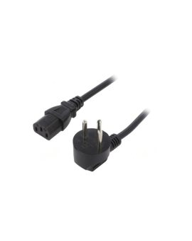 SN32-3/10/1.8BK Kabel: 3x1mm2, IEC C13 żeński, IS1-16P (H) wtyk kątowy, 1, 8m