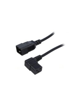 WN116-3/15/3BK Kabel: 3x1,5mm2, IEC C19 żeński kątowy,IEC C20 męski, 3m
