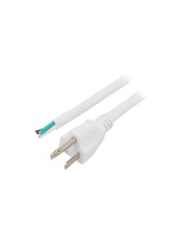 S21-3/16/1WH Kabel: 3x16AWG, NEMA 5-15 (B) wtyk, 1m, 13A