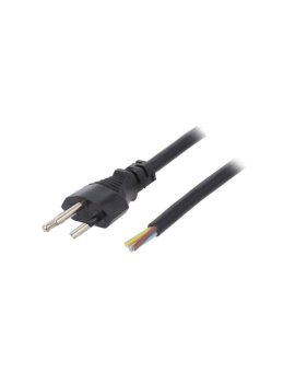 SN29-3/10/1.8BK Kabel: 3x1mm2, przewody, SEV-1011 (J) wtyk, 1, 8m, 10A